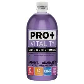 PRO+ Vitality - Áfonya - ananász 750 ml