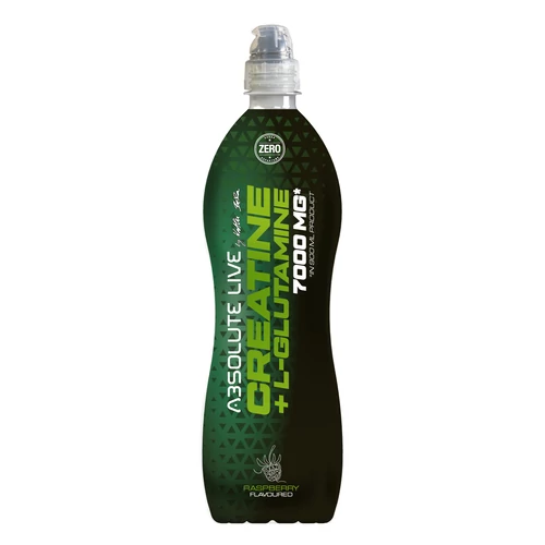 Absolute Live Kreatin + L-Glutamin - Málna 900 ml