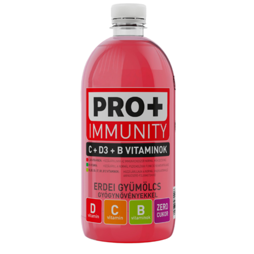 PRO + Imunnity D-, C- és B-vitamin - Erdei gyümölcs 0,75 L