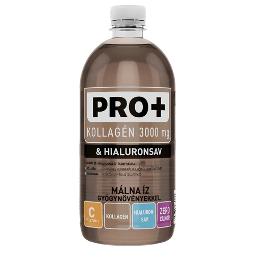 PRO+ Kollagén + Hialuronsav - Málna 750 ml